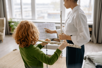 časovi flauta muzička škola dete svira